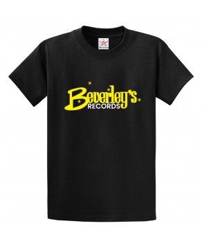 Beverley's Records Classic Unisex Kids and Adults T-Shirt for Music Lovers